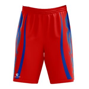 Boys Sports Shorts | Athletic Gym Shorts Workout Basketball Shorts for Men Red Color