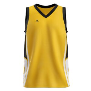 Basketball Jerseys For Man | Custom Sportswear Yellow Color