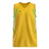 Men Sleeveless Basketball Jersey | Custom Sports Clothes Yellow Color