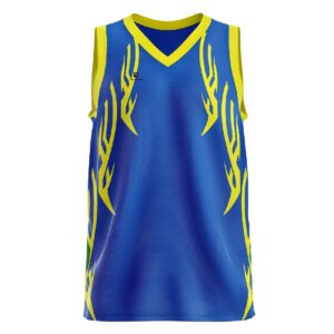 Basketball Jerseys for Men | Design Your Own Basketball Tshirts Blue Color