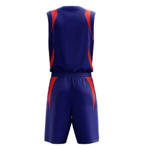 Men’s Basketball Uniform | Custom Basketball Sports Jersey Shorts for Boy Blue & Red Color