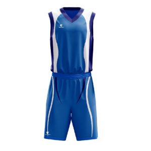Basketball Sports Jersey Shorts Online for Boy Blue Color