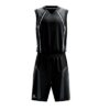 Boy Sleeveless Basketball Jersey | Custom Sports Shorts Black Color