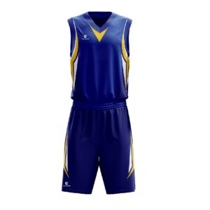 Mens Basketball Jersey | Team Uniform Add Name Number Logo Blue Color