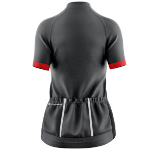 Women’s Team Apparel for Cycling Grey, Red, Black & White Color