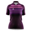 Women’s Sublimated Cycling Jersey Tees Violet & Pink Color