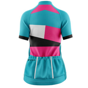 Cycling Jersey Women | Half Sleeves Tees for Girl Cyclist Green With Multi Color