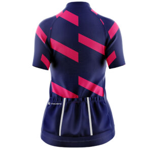 Cycling Jersey for Girls | Bike Bicycle Biking Tshirt Top for Women Purple & Pink Color