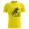 Athletic Sports Gym Running Workout Quick Dry T-Shirts Lime Yellow Color