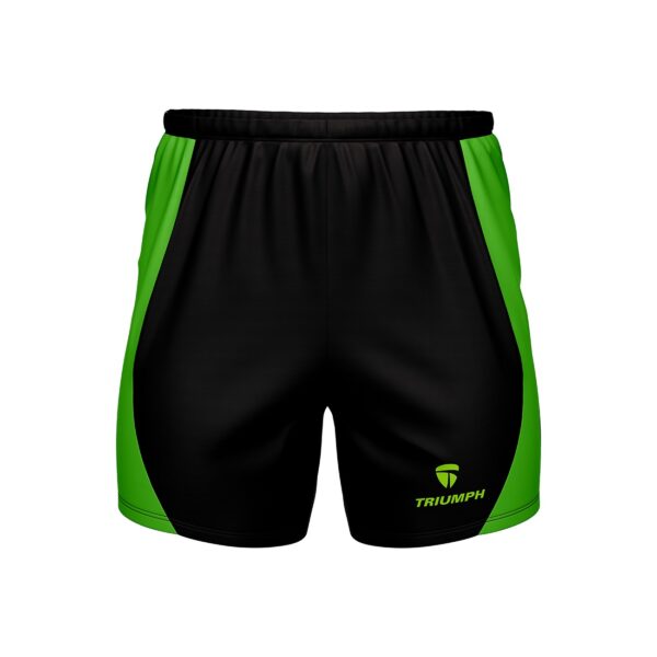 Men’s Light Weight GYM Shorts Black & Green Color