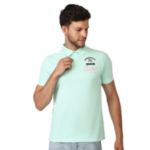 Solid Polo T-Shirts for Men | Half Sleeve Polyester Collar T Shirt