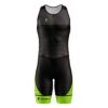 Sleeveless Tri Suits | Trisuit Triathlon Men | Men's Triathlon Trisuits Black & Green Color