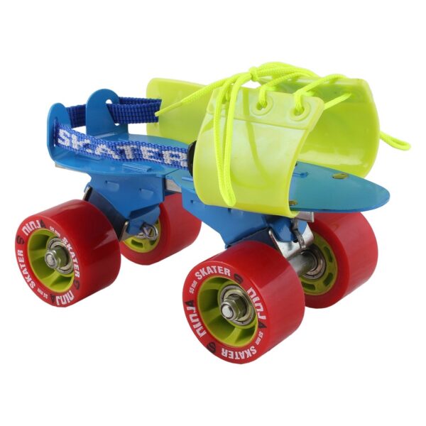 Skater Ninja Adjustable Skate Package - Green Red Color