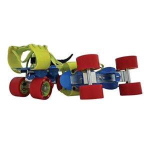 Skater Ninja Adjustable Skate Package - Green Red Color