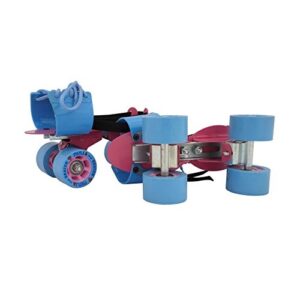 Skater Ninja Adjustable Skate Package - Pink Blue Color