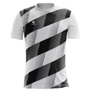 Professional Printed Volleyball Jersey | Black & White Sports Tshirt