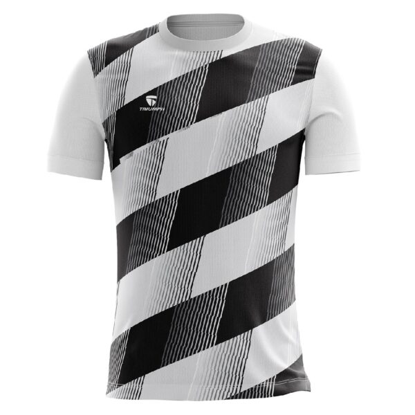 Professional Printed Volleyball Jersey | Black & White Sports Tshirt