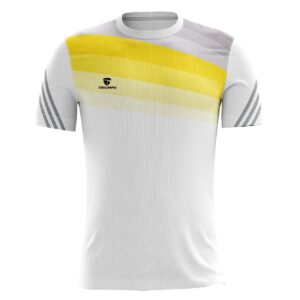 Volleyball T-Shirt for Men's Sports Tees | Team Training Jersey - White Color