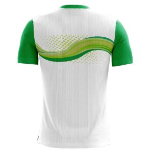 Custom Sublimated Volleyball Jersey for Men Boy | Sports Team Tshirt - Green White Color