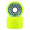 Warrior Helios Fluorescent Yellow Quad Skate Wheels