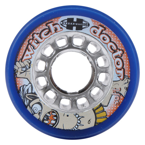 Warrior Hyper Witch Doctor Blue Quad Skate Wheels