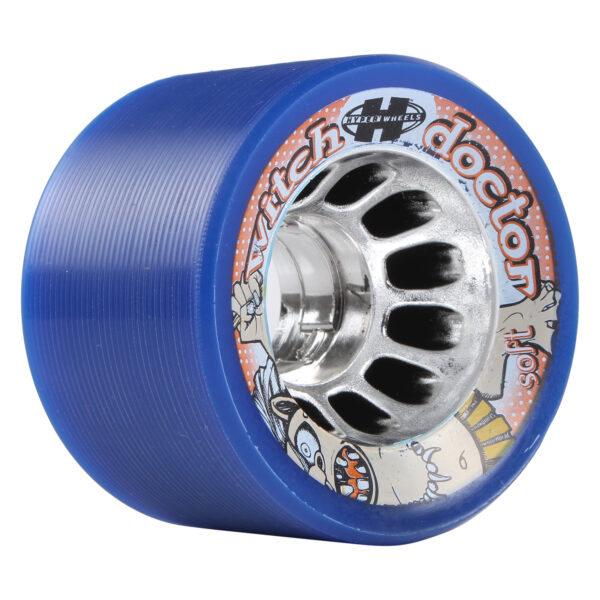 Warrior Hyper Witch Doctor Blue Quad Skate Wheels