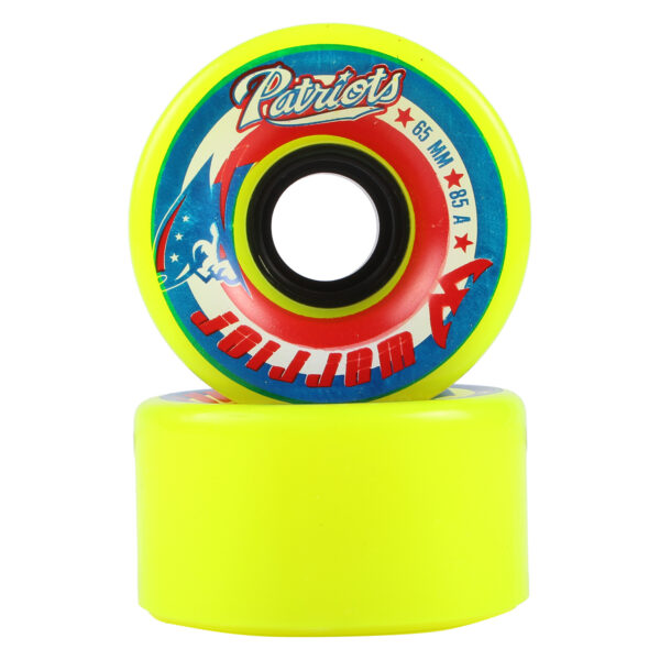 Warrior Patriot Yellow Quad Skate Wheels