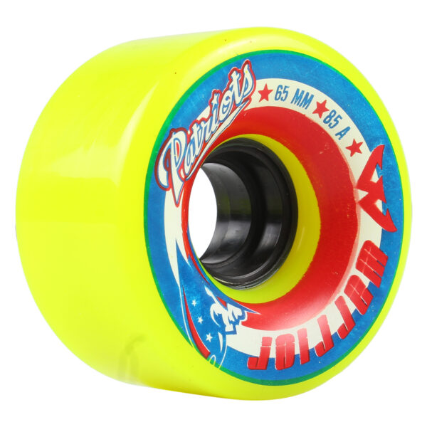 Warrior Patriot Yellow Quad Skate Wheels