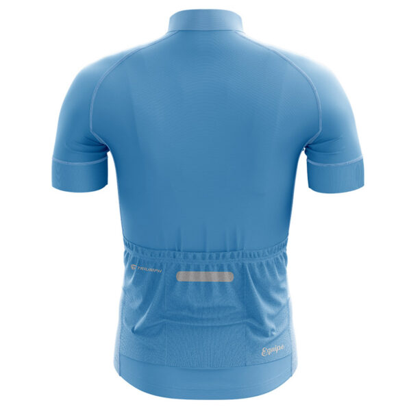 Polyester Drifit Mens Cycling Jersey SKY Blue