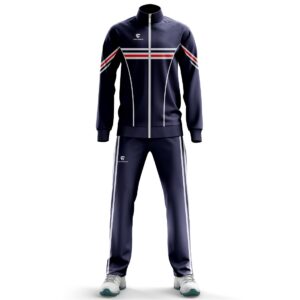 Gym Wear Sportswear Tracksuits | Men's Sports Running Workout Custom Track Suit Nave Blue Color