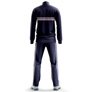 Gym Wear Sportswear Tracksuits | Men's Sports Running Workout Custom Track Suit Navy Blue Color