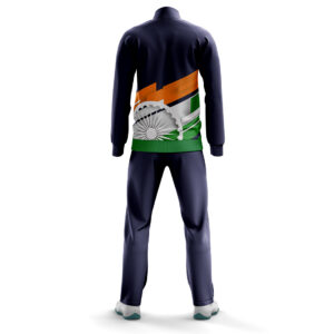 Indian Tri Color Track Suit for Men's | India Sports Tracksuit Blue