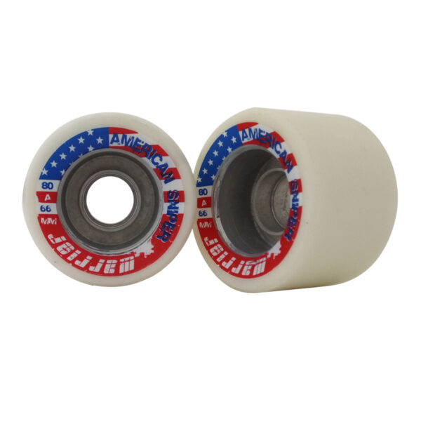 Warrior American Sniper White Quad Skate Wheel with Aluminium Hub