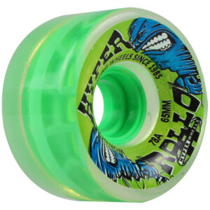 Hyper Rollo Green Transparent Quad Skate Wheels