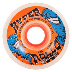 Hyper Rollo Orange Transparent Quad Skate Wheels