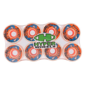 Hyper Rollo Orange Transparent Quad Skate Wheels