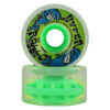 Hyper Rollo Green Transparent Quad Skate Wheels