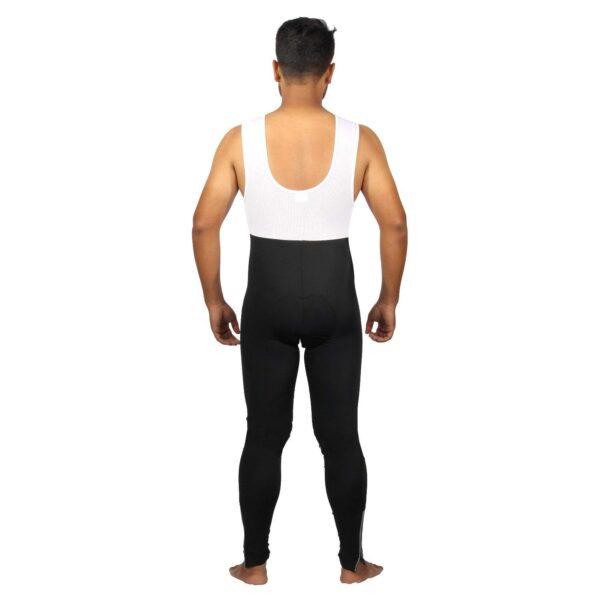 Men Cycling Bib Pants Padded Road Cycling Tights Black