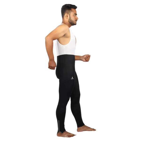 Men Cycling Bib Pants Padded Road Cycling Tights Black