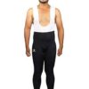 Men Cycling Bib Pants Padded Road Cycling Tights Black