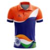 Triumph Independence Day / Republic Day India Tricolor T-Shirt for Mens Half Sleeve Polo Tshirt