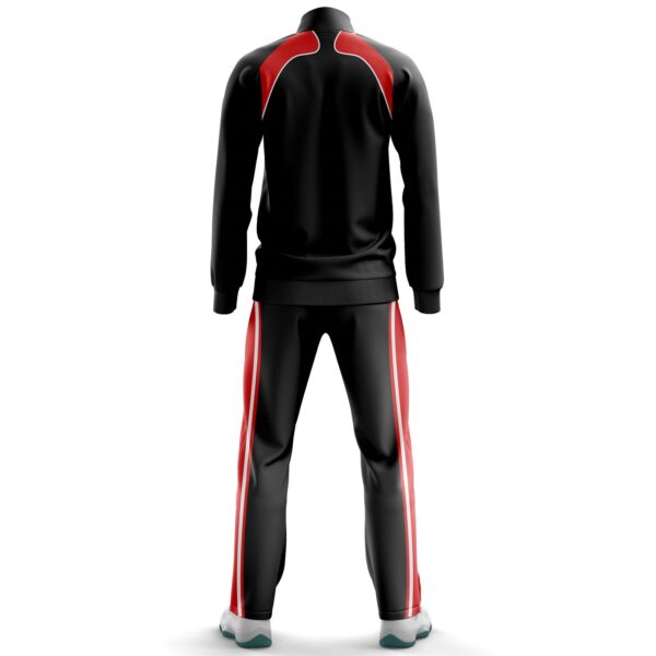 Men's Jogging Suit | Sportswear Tracksuit Online | Custom Sports Jacket Red and Black Colour