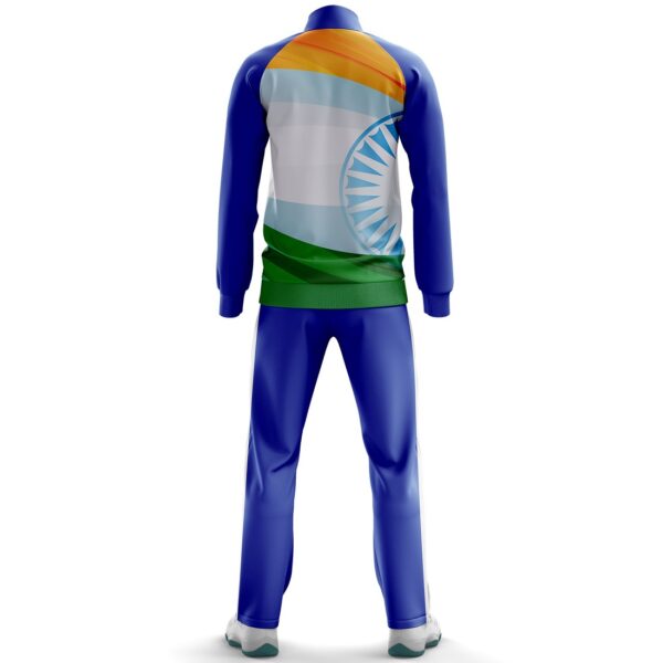 Tricolor India Sports Tracksuit for Men | Indian Flag Print Customised Track Suit