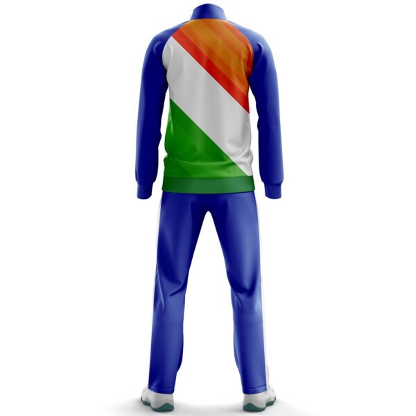 India Tricolor Men's Tracksuits | Indian Flag Print Sports Track Suit