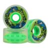 Hyper Rollo Green Transparent Quad Skate Wheels