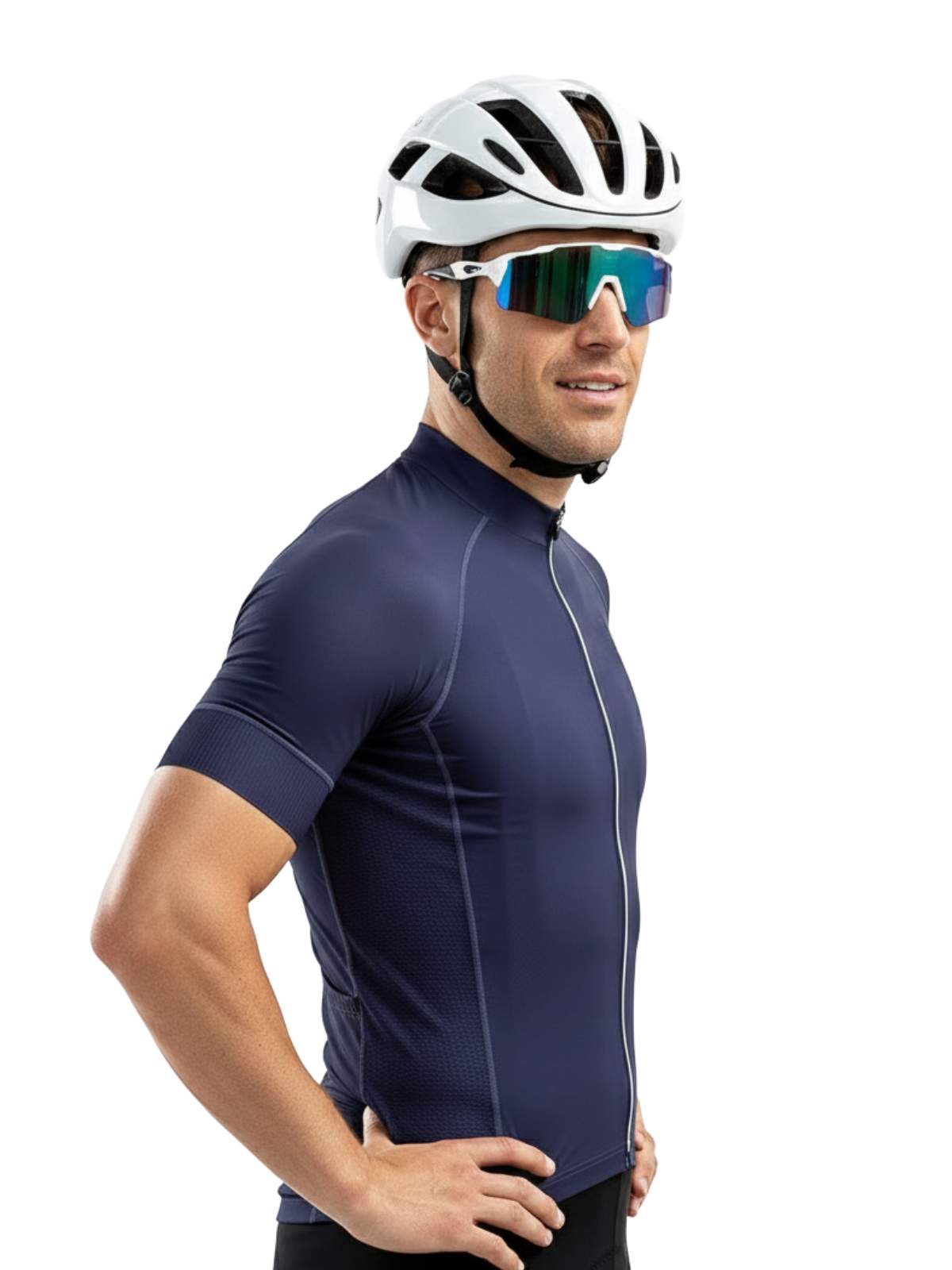 Men's Pro Riding Cycling Jerseys Dark Blue | Custom Bicycle Clothing
