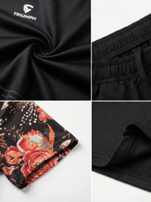 Tennis Workout Round Neck T-Shirts for Women / Girls