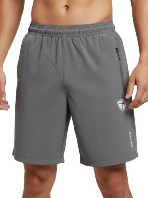 Men’s Running Shorts Light Grey Color | Sports Shorts for Jogging Training & Fitness Gym Workout Outdoor & Travelling and Daily Use