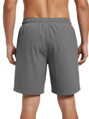 Men’s Running Shorts Light Grey Color | Sports Shorts for Jogging Training & Fitness Gym Workout Outdoor & Travelling and Daily Use