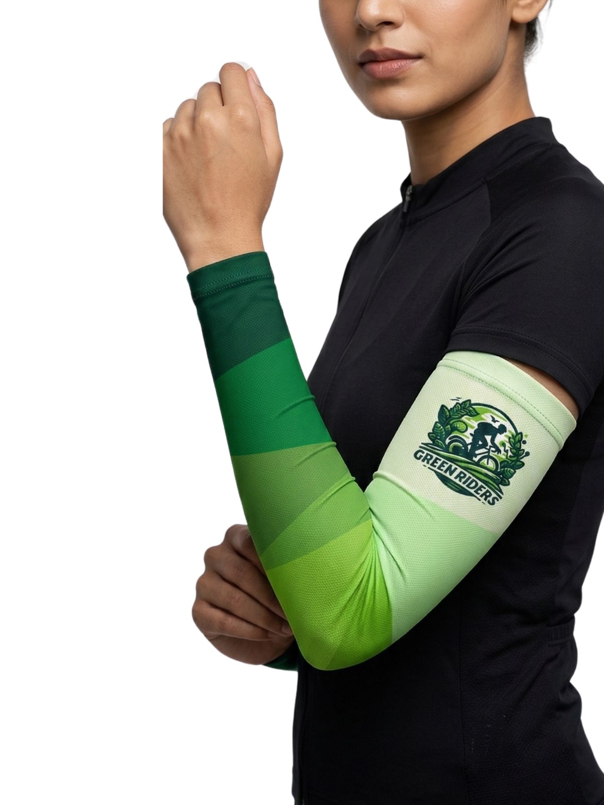 Women Arm Sleeves for Cycling | Arm Warmers | Green Riders Cycle Club